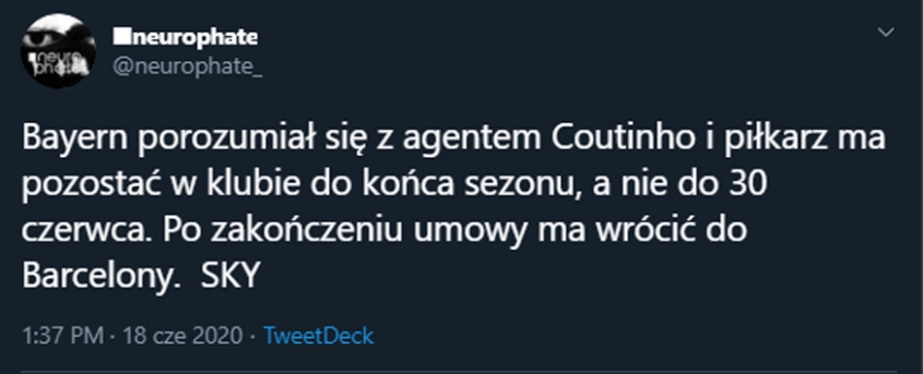 PRZEDŁUŻENIE wypożyczenia Coutinho!